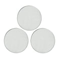 thumbnail image 2 of GROWTH TANK 3 Pieces Sturdy Mirror Plate Photo Props Decoration Reflector Home Decor Serving Round18cm, 2 of 6