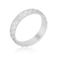 thumbnail image 1 of Mens Textured Stainless Steel Band Ring - Size 14, 1 of 1