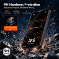 thumbnail image 6 of Charlore 2 Pack HD Clear Screen Protector for iPhone 15/iPhone 16, 9H Scratch Resistant Tempered Glass, Easy Installation Frame, Case Friendly, 6 of 11