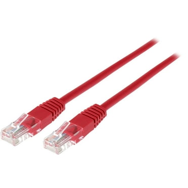 TRIPP LITE N002-001-RD 1 ft. Cat 5E Red Cat5e 350MHz Molded Cable