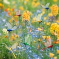 thumbnail image 6 of 36PCS Simulated Dragonfly Stakes, Iron Clip On Dragonfly Garden Decor, 4-Color Yard Ornament, Outdoor Decor for Garden, Patio, Lawn, Flower Bed & Landscape Decoration, Multicolor, 6 of 9