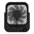 thumbnail image 5 of Magnetic Cruise Ship Fan, 5000mAh Battery Operated Portable Fan with 5 Speeds, Magnetically Sticks on Cabin Ceilings and Walls- Black, 5 of 9