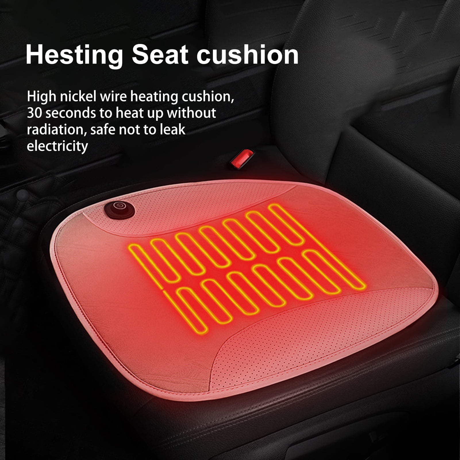 Usb Heated Seat Cushion For Car, 5v Electric Heating Pad Nonslip Chair  Heater Cover Pad, Winter Warm