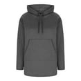 thumbnail image 5 of Womens Long Hoodies Fleece Lined Sweatshirts, Pullover Outwear Long Sleeve with Pocket, Fall Winter Outfits, 5 of 7