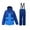Sky Blue, variant on Kid Girls Winter Skisuit 2Pcs Snow Wear Women Ski Jacket and Pants Set Hooded Bib Set Windproof Warm Ski Suit Kids Suit Jacket