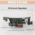 thumbnail image 5 of Pyle 10 Inch 300 Watt In Ceiling Wall 2 Way Flush Speaker System Pair (2 Pack), 5 of 6