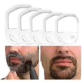 thumbnail image 1 of Plantilla para afeitarse la perilla en 5 tamaños, guía para moldear la barba, plantilla para dar forma y estilizar la barba para hombres, 1 of 5