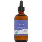 Herb Lore Organic Vitex Tincture - Liquid Vitex Chaste Tree Berries (4 fl oz)