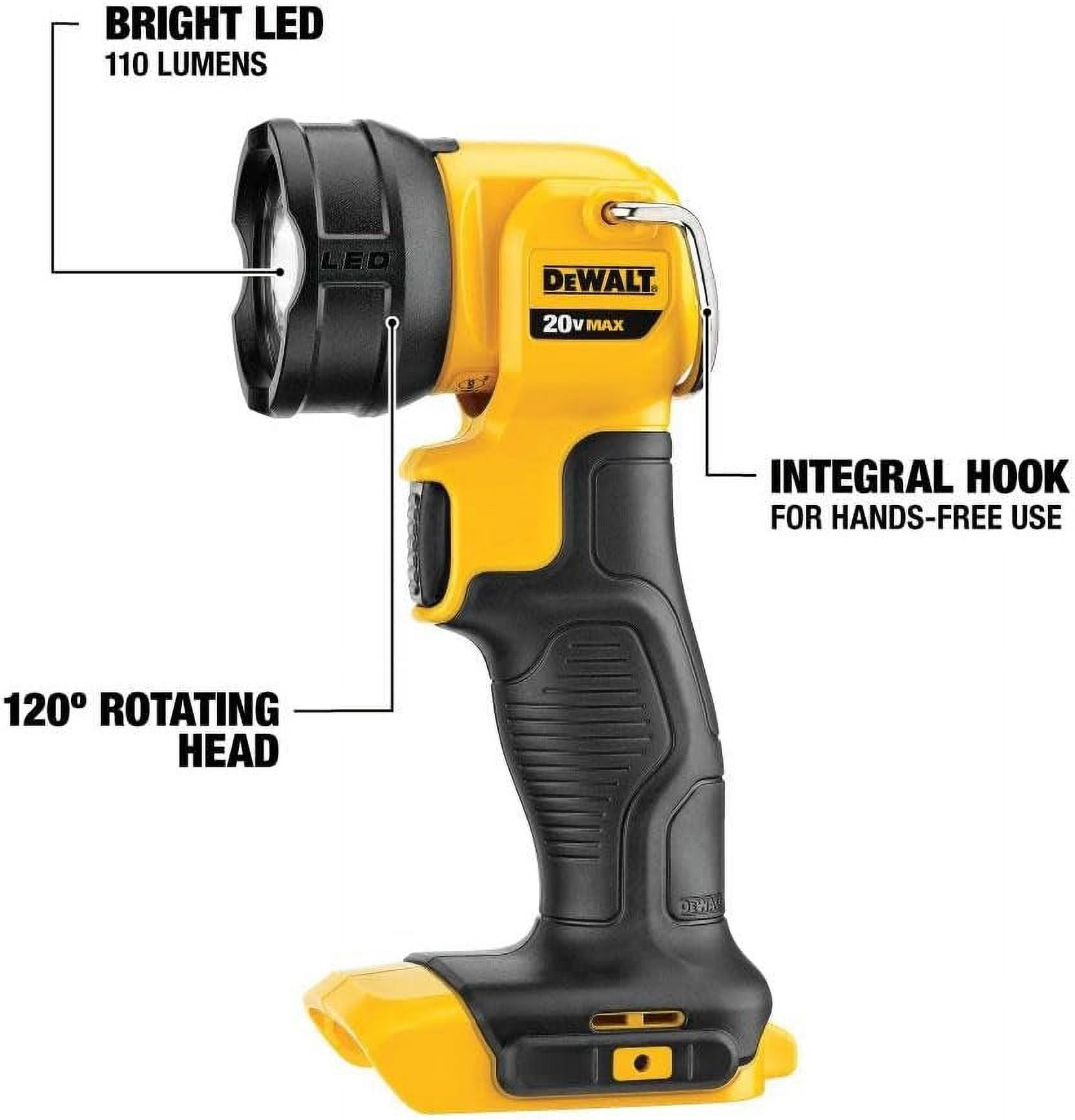 Dewalt 20V 110 Lumens MAX LED Flashlight