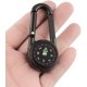 thumbnail image 5 of Brújula con mosquetón + brújula + termómetro en brújula portátil de metal multifuncional para senderismo/viaje/camping con lente de aumento, profesionalmente 3 en 1 (negro) Zhivalor WMJ-0045, 5 of 5