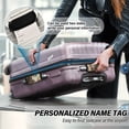 thumbnail image 4 of Wobogo Red Rose Cat Luggage Handle Wrap 2Pcs Suitcase Identifier Travel Accessories Affordable Durable Concealed Tag For Airport Leaf, 4 of 6