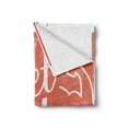 thumbnail image 2 of Fitness Soft Flannel Fleece Throw Blanket, Get It Lettering with Bodybuilder Man Arms Biceps Be Strong Achievement, Cozy Plush for Indoor and Outdoor Use, 70" x 90", Coral and White, by Ambesonne, 2 of 6