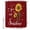 red, variant on Small Stall Shower Curtain 36x72 Inch Narrow Half Size Light Blue Sunshine Sunflower Bath Curtains Bathroom Decor, Pastoral Bees Farmhouse Floral Waterproof Shower Curtain Set with Hooks 36 Inch