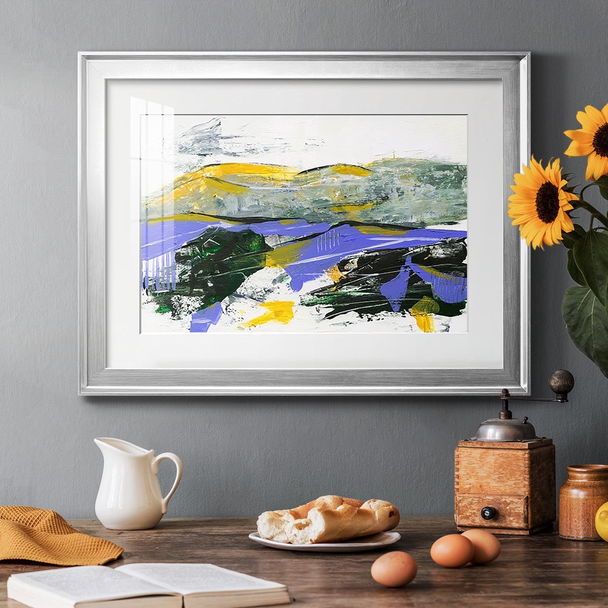 Silent Mountain IV Premium Framed Print - Ready to Hang