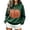 Dark Green, variant on Thanksgiving Sweatshirt for Women Fall Pumpkin Sequin Crew Neck Casual Loose Soft Sweatshirt Sparkly Autumn Holiday Party Pullover Tops Black XL