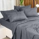 thumbnail image 3 of Juego de sábanas Utopia Bedding de microfibra totalmente cepillada, color gris, 3 of 7