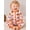 姜黄色, variant on Bamboo_Rayon Halloween Pumpkin & Floral All_Over Print Baby Zipper One_Piece Romper, Long_Sleeve Footed Jumpsuit for Newborns & Infants, Unisex Baby Outfit