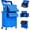 Blue, variant on 8-Drawer Rolling Tool Chest with Wheels and Locking System, Portable Tool Cabinet for Garage, Workshop, Mechanic, Heavy Duty Tool Box with Drawers, Detachable Storage for Home and Shop, Black