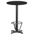 thumbnail image 2 of Flash Furniture Table de Bar Ronde en Acajou 24 Po, 2 of 2