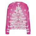thumbnail image 4 of Puntoco Chaqueta De Punto Informal Con Botones Y Estampado Navideño Para Mujer, 4 of 5