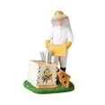 thumbnail image 2 of CoudarTitie Beekeeping Art Statue, Resin Figurine, Artwork, Ornament, Sculpture for Desktop, Inspecting Honeycomb, 2 of 9