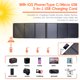 thumbnail image 2 of Bolsa plegable con panel solar de 60 W y 6 pliegues con doble salida USB + CC, 2 of 8