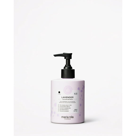Maria Nila Colour Refresh, Lavender 10.1 Fl Oz, Purple Hair Mask, Semi-Permanent Pigments, 100% Vegan & Sulfate/Paraben free