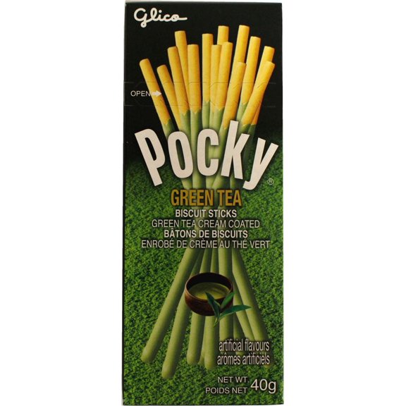 Glico Pocky Green Tea Cream Coated Biscuit Sticks