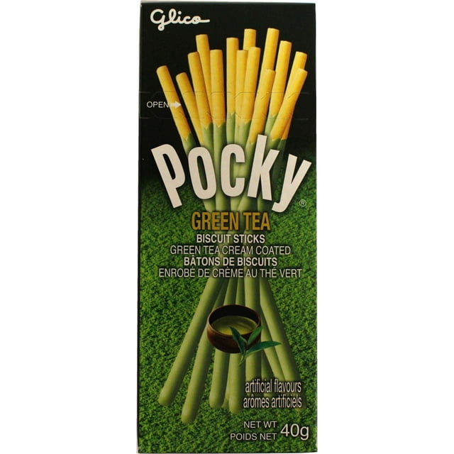 Glico Pocky Green Tea Cream Coated Biscuit Sticks