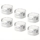 thumbnail image 1 of Paquete de 6 Clips Magnéticos para Cables Debajo del Escritorio, Soporte de Cable Adhesivo Fuerte para Mesita de Noche, Organizador de Cables de Cocina, 1 of 8