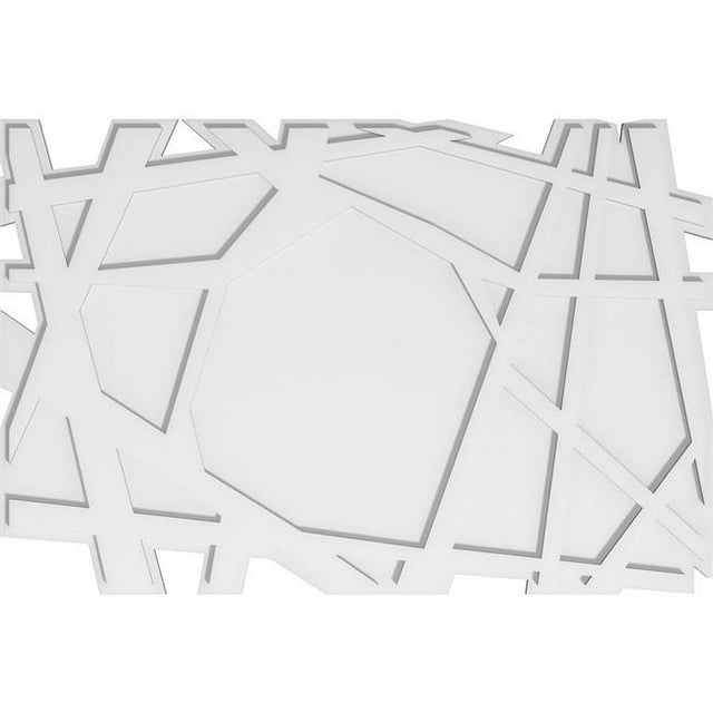 Ekena Millwork CMP40X26NO 26.62 x 40 in. Rectangle Novo Architectural Grade PVC Contemporary Ceiling Medallion