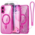 thumbnail image 1 of Funda Meifigno diseñada para iPhone 16 con protectores de pantalla, 1 of 6