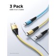 thumbnail image 4 of USB C Cable 10FT 3Pack Fast Charging Nylon Braided Long Type C Charger Cable for   S24 S23 S22 S21 S10 S9 S8 A02s A03s A11 A12 A13 A14 A21 A22 A32 A42 A53, Tablet, , Moto, TCL, 4 of 7