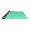 thumbnail image 2 of Ahgly Company Indoor Rectangle Solid Turquoise Blue Modern Area Rugs, 7' x 10', 2 of 4