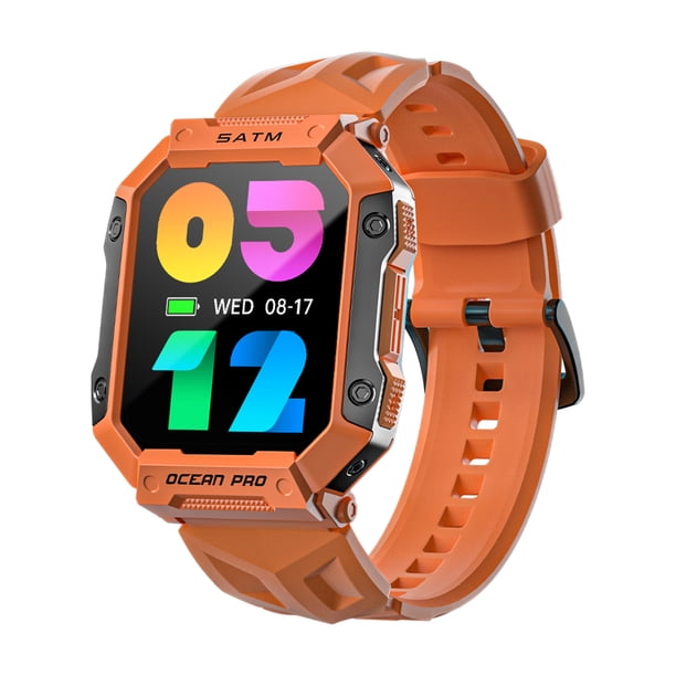 LOKMAT OCEAN PRO Pulsera inteligente Reloj deportivo LED TFT de 1,85 pulgadas