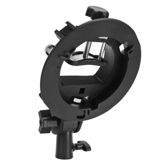 Soporte Tipo S Para Soporte De Montaje Bowens, Soporte Tipo S Negro Mano De Obra Exquisita Ligero Para Softbox