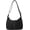 Black, variant on Slouchy Suede Shoulder Bag for Women Large Soft Totes Working Purse Handbag Dumpling Crossbody Satchel with Zipper