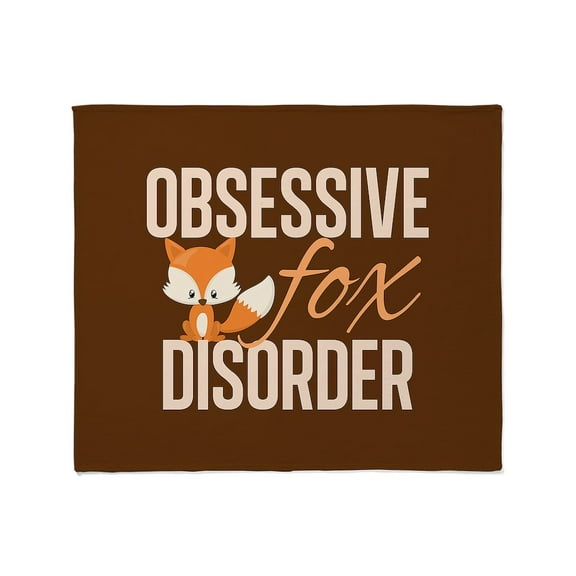 CafePress - Cute Fox Throw Blanket - Soft Fleece Throw Blanket, 50"x60" for All Ages