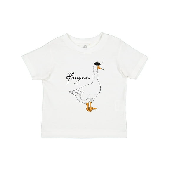 Inktastic French Goose says Honque Boys or Girls Toddler T-Shirt