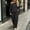 Black women's polka dot lounge set a1, variant on Usloyux Women's 2 Piece Lounge Set Polka Dot Long Sleeve Open Front Top and Wide Leg Pants Casual Loose Matching Tracksuit Outfits, Black 2XL
