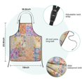 thumbnail image 7 of Pioneer Flower Floral Print Pattern Kids Aprons for Girls and Boys,Adjustable Neck Strap Toddler Aprons for Kids Cooking Baking, 7 of 7