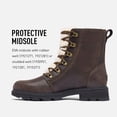 thumbnail image 4 of Sorel Womens Lennox Lace Cozy Boot - Rain - Waterproof - Blackened Brown, 4 of 6