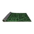 thumbnail image 2 of Ahgly Company Indoor Square Abstract Emerald Green Modern Area Rugs, 8' Square, 2 of 4