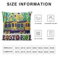 thumbnail image 5 of PHYHOO  Happy Mardi Gras BusThrow Pillow Cover, Holiday Party Cushion Case Decoration for Sofa Couch, 5 of 5