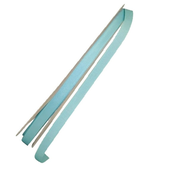 Polypropylene Grosgrain Ribbon, 0.375in x 100 yards, Blue For Crafts, Hair Bows, Gifts, and More