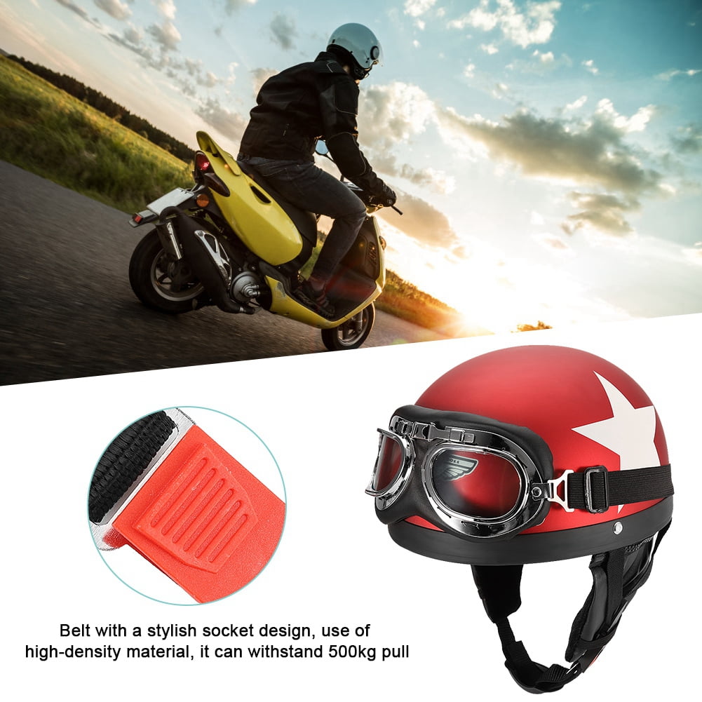 Sunscreen UV Safety Helmet Motorcycle Helmet Women Men With Glasses Red Walmart