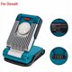 thumbnail image 5 of Para Makita/DeWalt/Milwaukee/Bosch Lámpara de Trabajo con Batería de 18V Luz de 9W Luz LED Portátil Lámpara de Pesca Al Aire Libre para Campamento Salvaje, 5 of 12