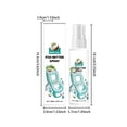 thumbnail image 3 of RAGUPEL Toilet Spray 3.38 Fl.Oz, Bathroom Air Fresheners Spray, Long Lasting Odor Eliminator - Coconut, 3 of 7