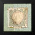 thumbnail image 2 of Medley, Elizabeth 12x12 Black Modern Framed Museum Art Print Titled - Seashore Collection II, 2 of 5