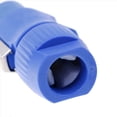 thumbnail image 4 of 40 Piezas Conector Powercon Macho de 3 Pines NAC3FCB Conector Speakon 20A 250V Conector de Clavija de Alimentación de CA Azul y Gris, 4 of 5